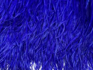 Марибу, естествени пера на лента, сини