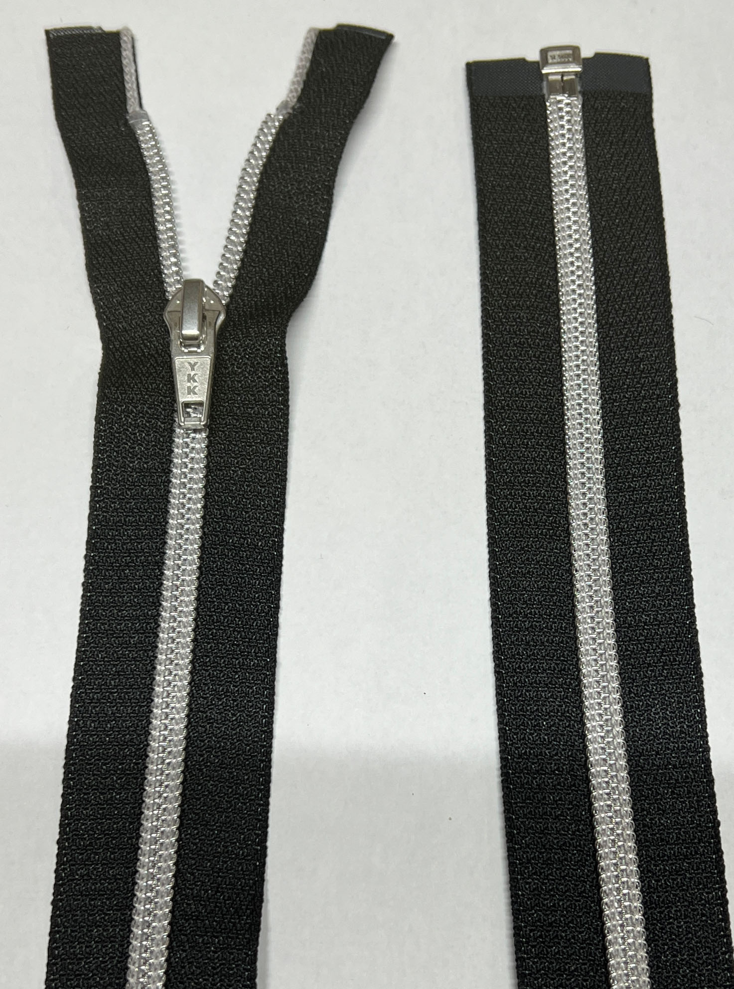 Метализиран цип YKK, 80 см