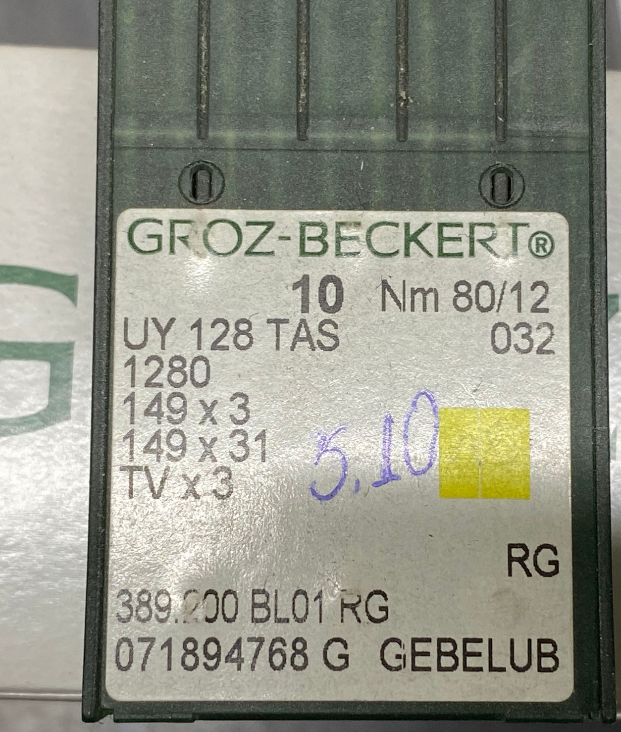 GROZ- BECKERT uy 128 TAS GEBELUB TV3